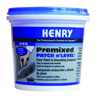 Henry 345 Patch N' Level Floor Patch, Pre-Mixed, 1-Qt.