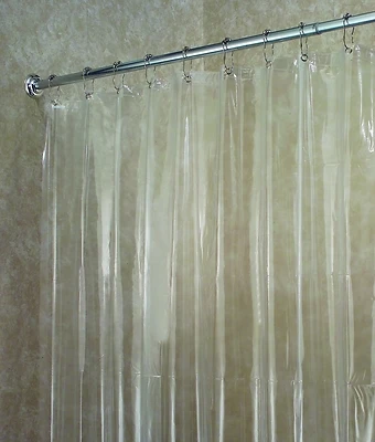 InterDesign 14551 Gia Shower Curtain Liner, Clear EVA/Vinyl, 72 x 72 In.