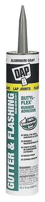 Gutter/Flashing Sealant, Aluminum Gray, 10.1-oz.