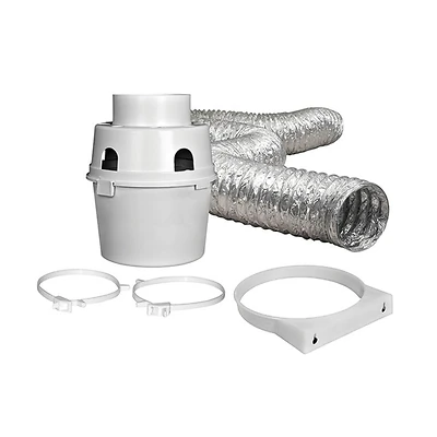 Dundas Jafine TDIDVKZW ProFlex Indoor Electric Dryer Vent Kit, 5-Piece