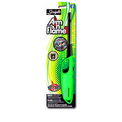 Scripto Aim 'n Flame MAX Series BGM19-1/12CD Utility Lighter, Assorted