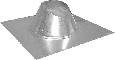 Roof Flashing, Rainproof, Galvanized, 5 In.