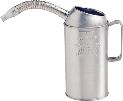 75-441gs 1 Quart Galvanized Measure Can With Flexible Spout