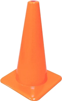 Hy-ko 18 In. Round Orange Safety Cone, Vinyl, Fluorescent, Model Sc-18, 1 Pk
