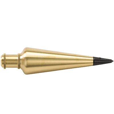 47-973 8 Oz Brass Plumb Bob With Replaceable Steel Tip