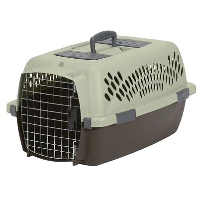 Aspenpet Pet Taxi 21088 Fashion Pet Porter, 23 In, Plastic, Black/Dark Pink
