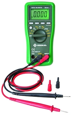 Dm-45 Digital Multimeter, 600v Ac/dc, Temperature, Capacitance, Resistance Testing