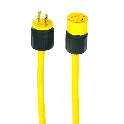 CCI 1493 Extension Cord, 25 Ft, 10 AWG, 30 A, 125/250 V
