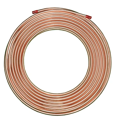 Streamline Soft Copper Refrigeration Tubing Coil, 1/4 In. x 50 Ft.