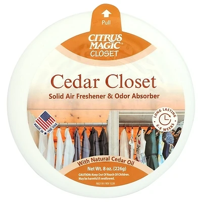 616471647 Cedar Solid Air Freshener, 8 Oz, 6-pack, 56 Days Freshness