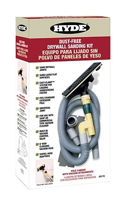 Hyde 09170 Pole Sanding Kit, Dust-Free, EasyClamp System