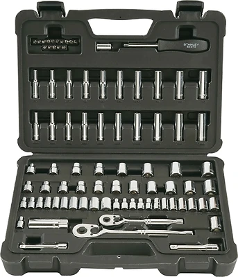 Stmt71651 85-piece Mechanics Tool Set With Vanadium Steel And Polished Chrome Finish