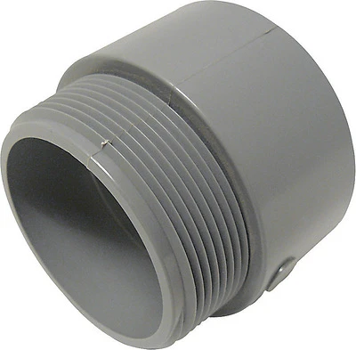 Cantex 2 in. Dia. PVC Male Adapter 1 pk