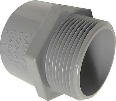 CANTEX 1-Pack 1-1/2-in Schedule 40 PVC Adaptor
