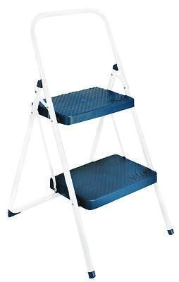 Cosco 11-565-CLGG4 Big Step 2-Step Folding Step Stool, 200 Lb Capacity