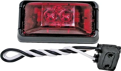 V153kr Rectangle Red Clearance Light Kit With Mounting Bracket And Plug
