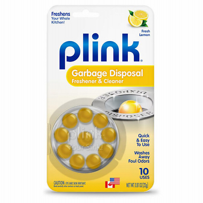 Plink 9010PRO Garbage Disposal Cleaner and Deodorizer Carton, Beads, Lemon, Cloudy Pale Yellow