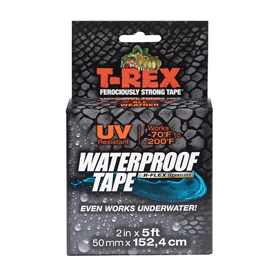 T-Rex 285988 Ferociously Strong Waterproof Tape, 2 In. x 5 Ft.