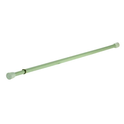 Strafford Spring Tension Rod, White, 7/16 x 18 to 28 In.