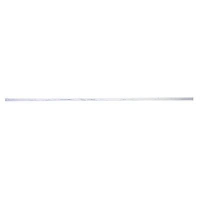Flat Aluminum Bar, Mill Finish, 1/16 x 0.75 x 48 In.