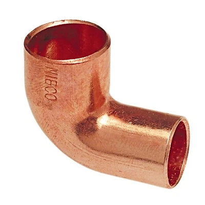 Nibco W01590D Copper Pipe 90-Degree Elbow, 1-1/2 In. FTGxC