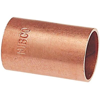 Nibco Copper Pressure Slip Coupling, 1/2 In.
