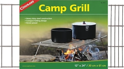 Coghlan's 8775 Heavy Duty Camp Grill, 12 x 24 In., Steel