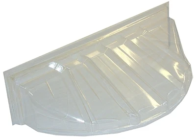 MacCourt W4419 Bubble Window Well Cover, Plastic, 44 x 19 x 15 In.