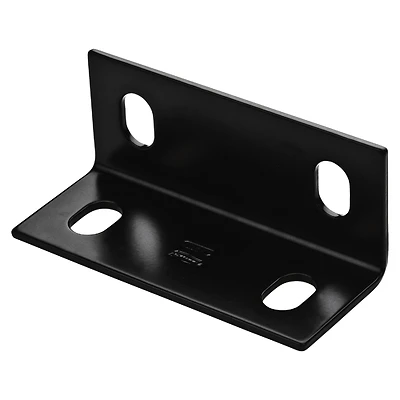 National Hardware N351-488 Corner Brace, Black, 2.1 x 5 In.