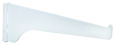 180 Series 16 In. White Steel Regular-duty Shelf Bracket - 320 Lb Capacity