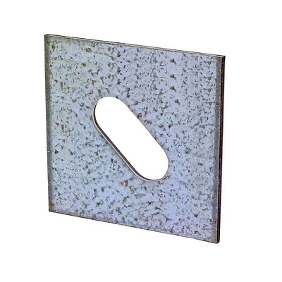 Lbps5/8z Z-max 3 In. X 3 In. Steel Slotted Bearing Plate, Pack Of 50