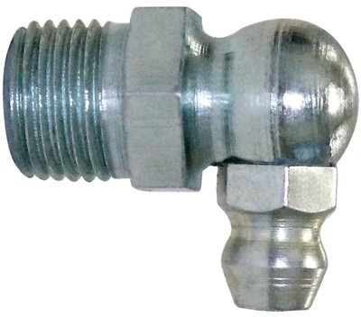 11-113 90 Degree Grease Fitting 1/4-28, Precision Engineered, Pack Of 10