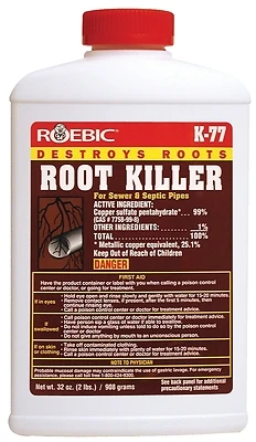 Roebic K-77 Root Killer, Crystal Powder, 2 Lb.