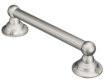 Moen LR2250DBN Designer Hand Grip, 9 In., Brushed Nickel, 300 Lb
