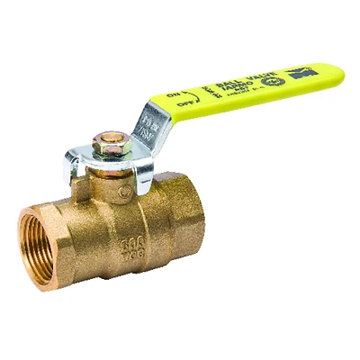 B & K Full-Port Ball Valve, Forged Brass, 3/4 In. FPT x FPT