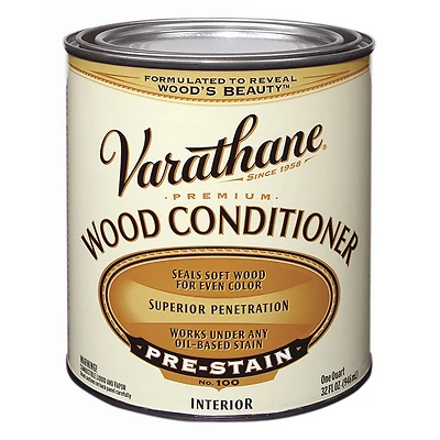 Varathane 211775H Premium Wood Conditioner, Clear, 1 Qt.