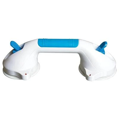 Carex FGB20000 Suction Cup Bathtub Grab Bar, White, 12 In.
