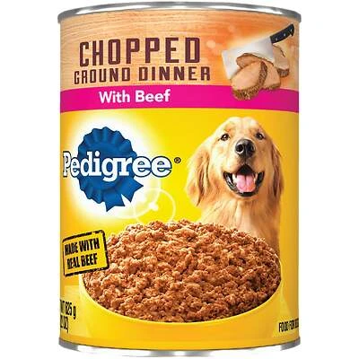 Dog Food, Ground Beef, 22 oz. Can