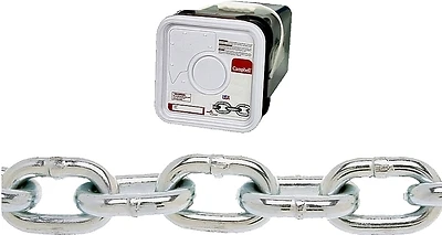 Campbell 0143526 Blue-Krome Proof Coil Chain, 5/16 In. x 75 Ft.