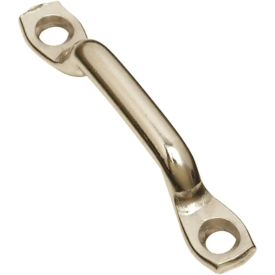 National Hardware Strap Loop, Steel, Nickel, 1 In., Low Profile