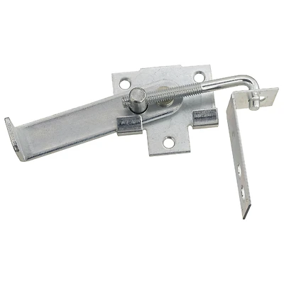 National Hardware N160-754 Hook Jamb Latch, Cam-Action, Zinc, 4 In.