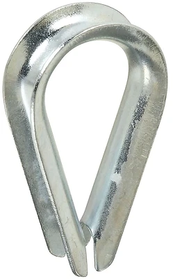 National Hardware N176-826 Rope Thimble, Zinc-Plated Steel, 5/16 In.