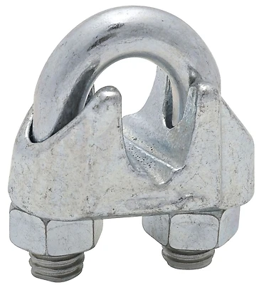 National Hardware N248-310 Wire Cable Clamp, 3/8 In., Zinc