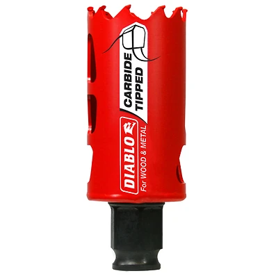 Diablo DHS1375CT Hole Saw, Carbide-Tipped, 1-3/8-In.