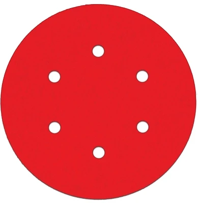 Diablo DCD060100H10G Sanding Disc, 6 in Dia, 100 Grit, Medium, Ceramic Abrasive, 6-Hole