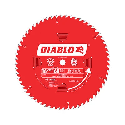 D1660x 16-5/16 In. 60-tooth Fine Finish Beam Cutting Circular Saw Blade 1 Pk