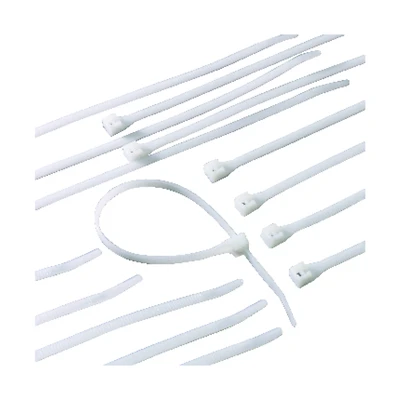 46-210 Doublelock 11 In. Natural Nylon Cable Tie (100-pack) - 0.13 In. Width