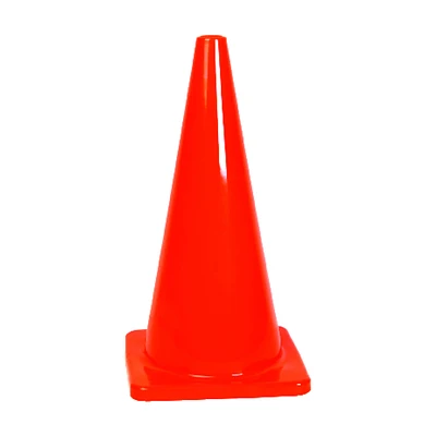 Hy-Ko SC-28 Vinyl Traffic Safety Cone, Orange, 28 In.