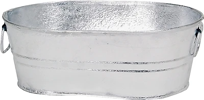 2 Gallon Oval Hot-dipped Steel Utility Tub - Model 000-ov