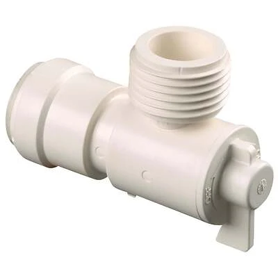 Watts 3558-1014 PEX Quick Connect Angle Stop Valve, 1/2 In. x 3/4 In.